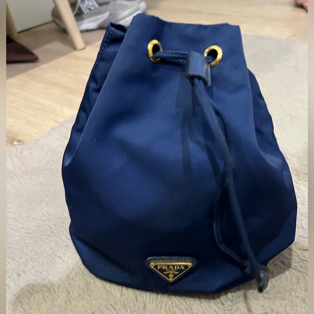 Prada nylon bucket bag